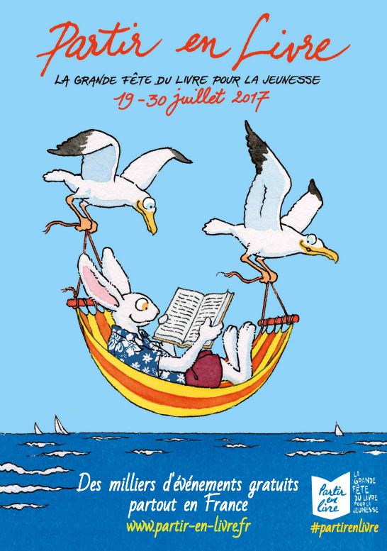 Affiche officielle de Partir en Livre