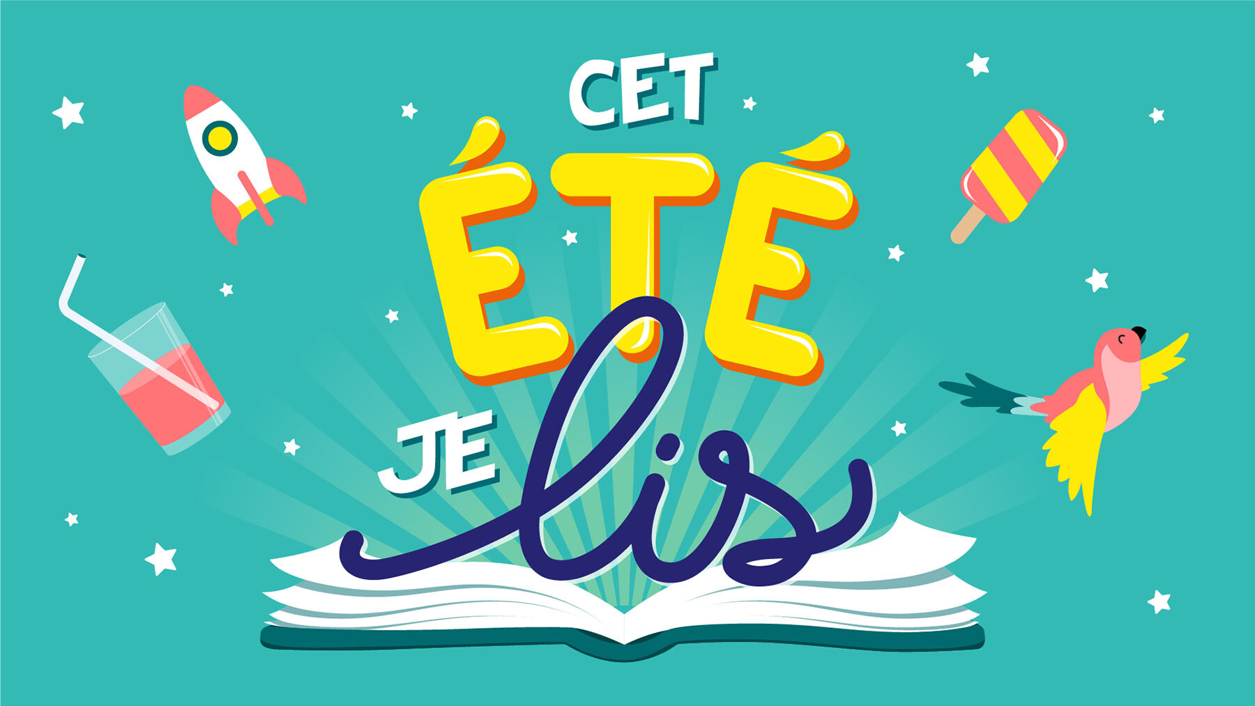logo cet été je lis