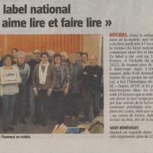 Cérémonie de remise des labels à Auchel, 2023